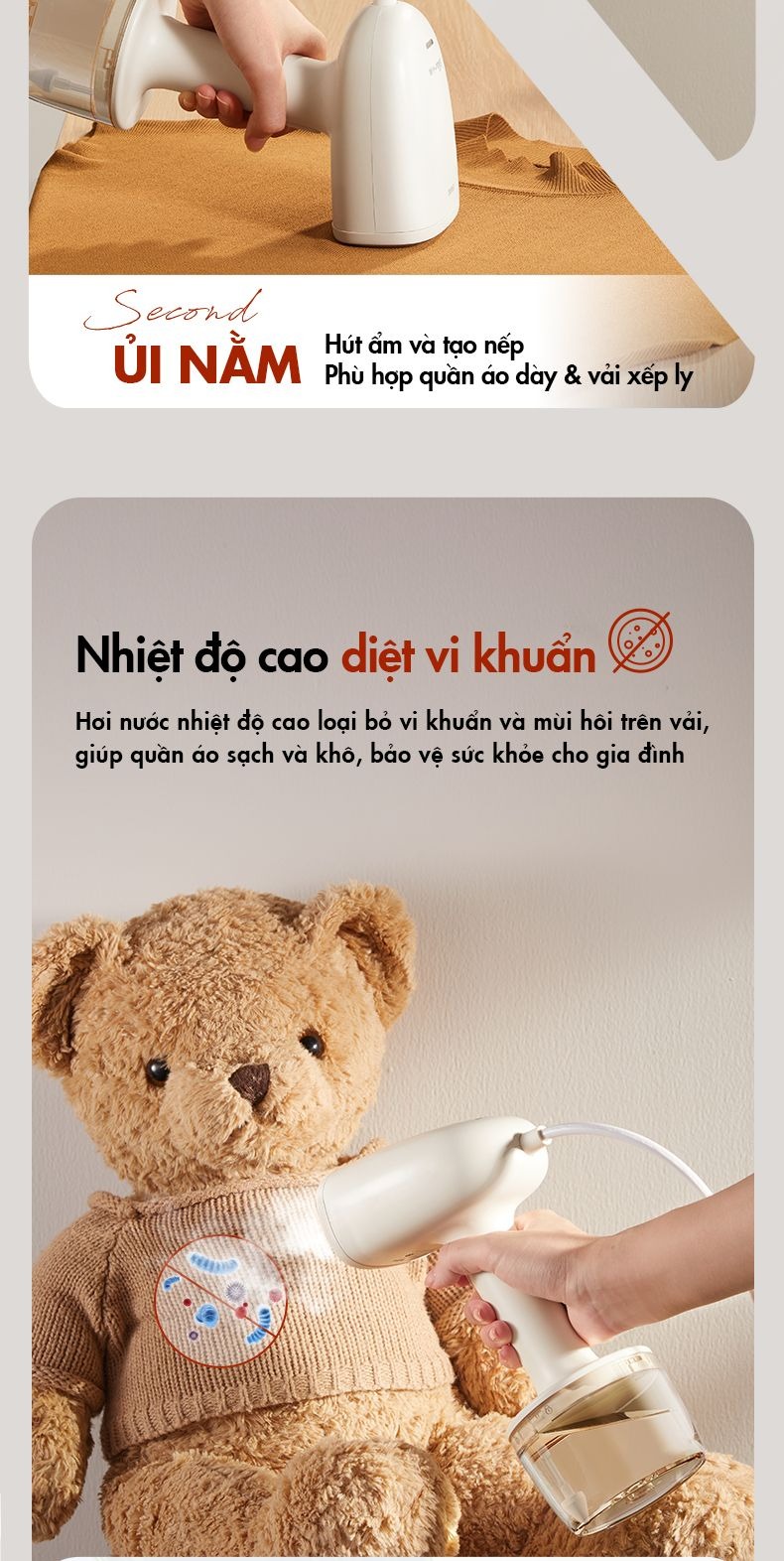 ban ui hoi nuoc cam tay Bear GTJ D10M1 bigmi 5