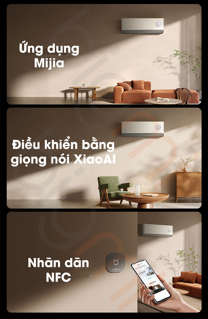 dieu hoa Xiaomi F5A1 Pro de dang dieu khien va nang cap phan mem 4