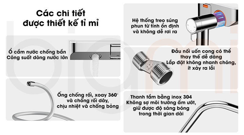 Bo voi sen dieu chinh nhiet do Xiaomi Mijia S1 cac chi tiet