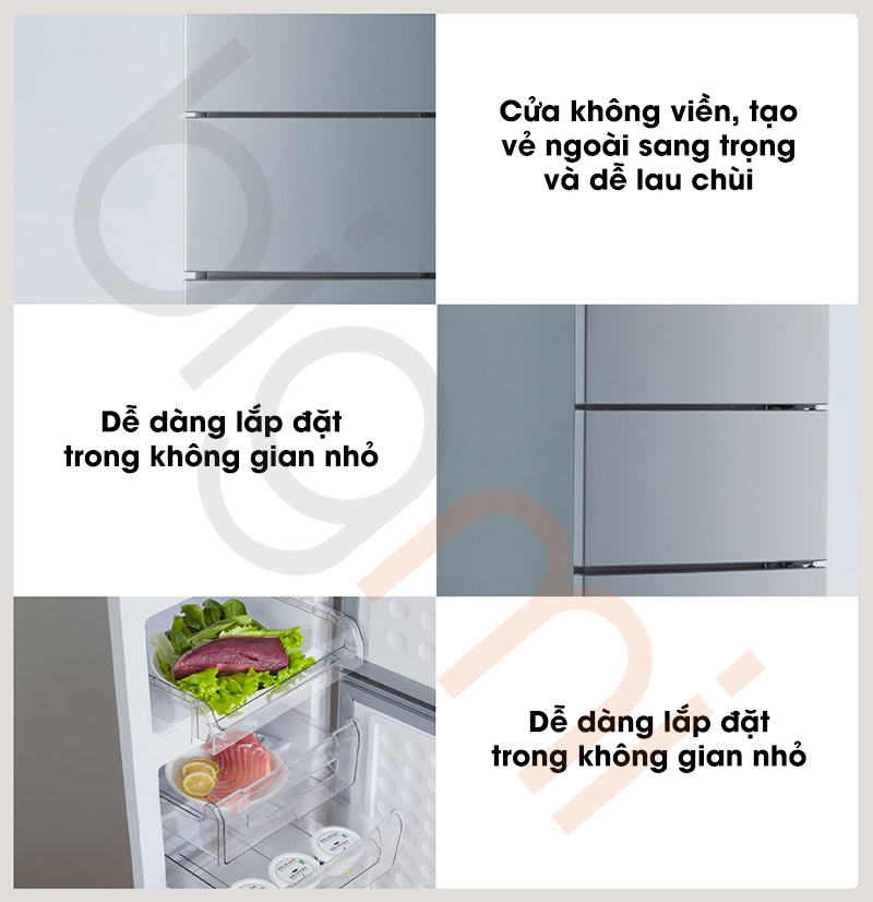 Cac chi tiet ti mi tren Tu lanh Xiaomi Mijia 221L BCD 221MDM model 2025 2