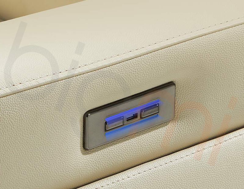 Ghe sofa dien 3 cho Xiaomi 8H B9 nut bam va cong sac