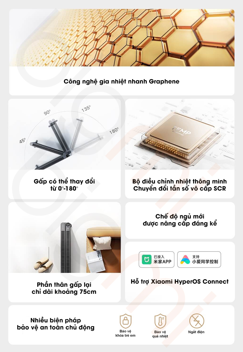 May suoi Xiaomi Mijia 2 TJXDNQ09ZM Graphene tinh nang