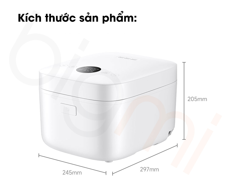 Thiet ke nho gon tren Xiaomi Mijia IH S1 MFB14A0