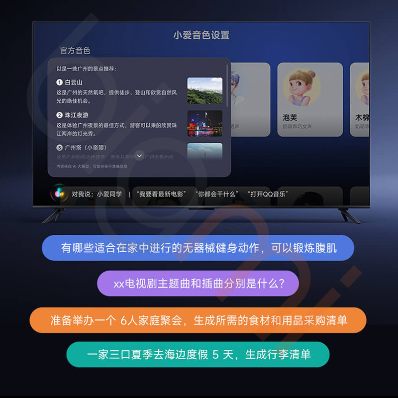 Tivi Xiaomi Redmi Max85 2025 85 inch tro ly ao