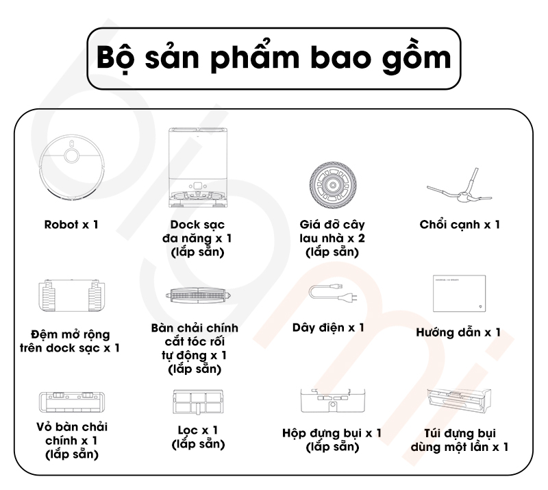 Xiaomi Mijia H40 D101CN bo san pham