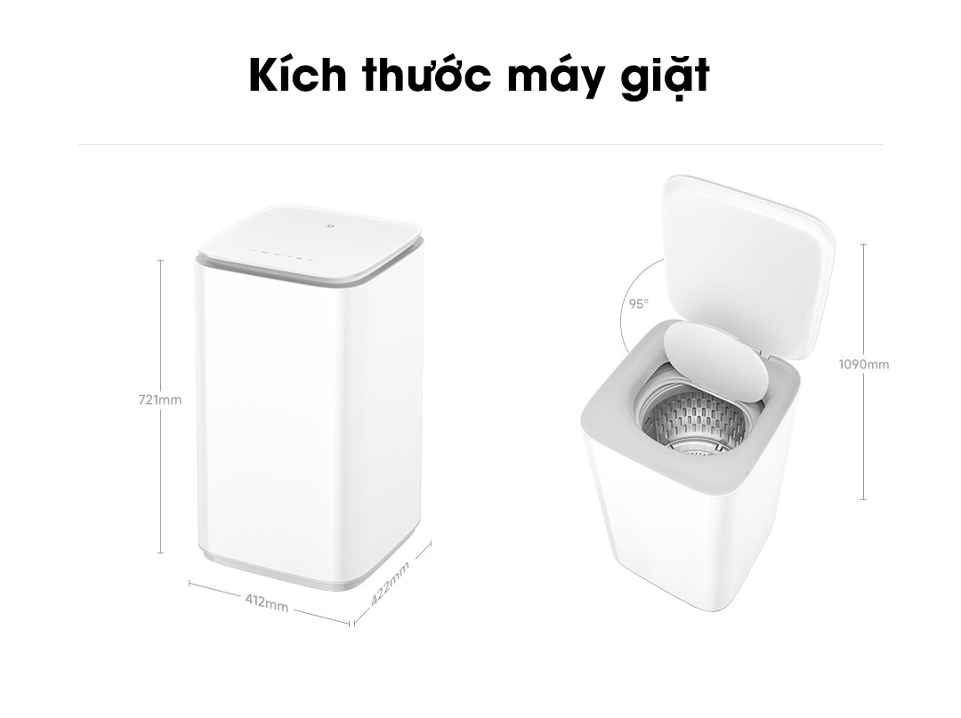 kich thuoc May giat Xiaomi Mijia Mini Pro 3kg XQB30MJ106