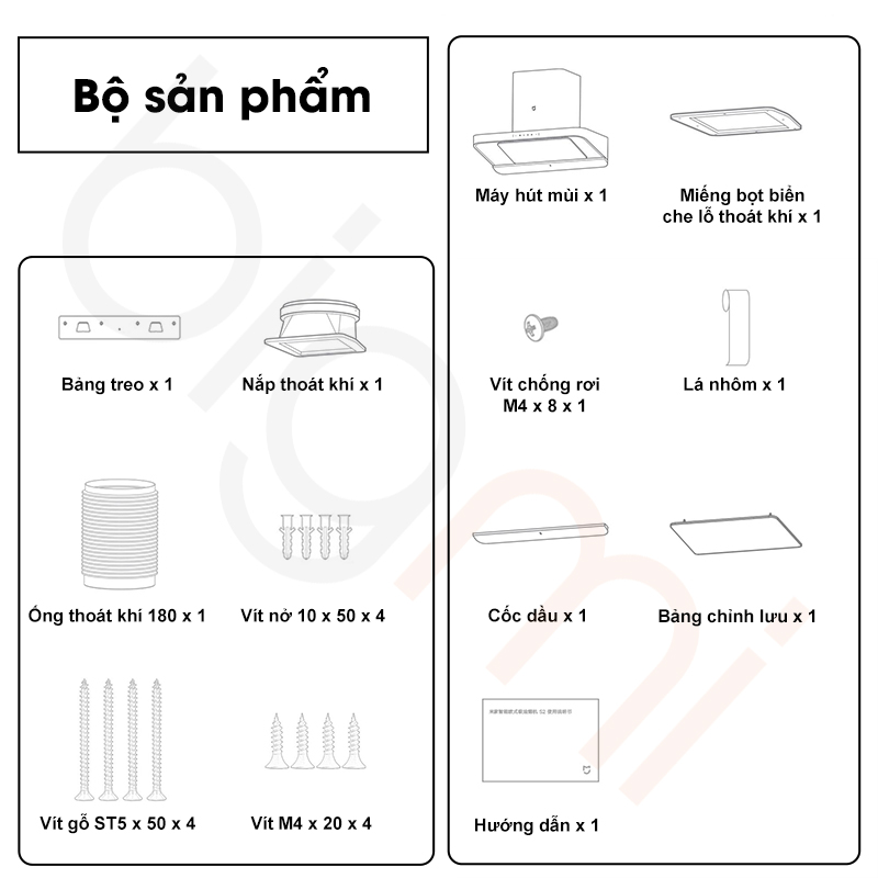 may hut mui Mijia S2 MJ01C bo san pham