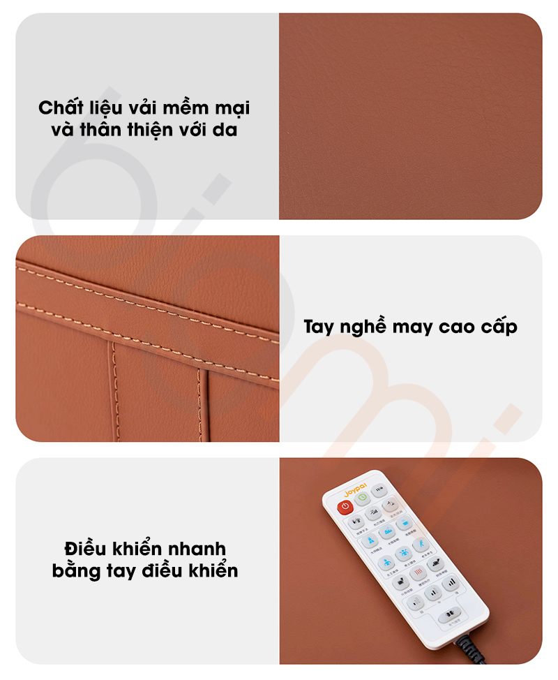 Ghe massage Joypal MG Light EC 2102 vat lieu cao cap
