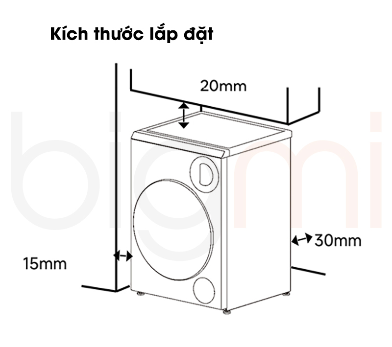 May giat say Xiaomi Mijia MJ107 XHQG103MJ107 kich thuoc lap dat