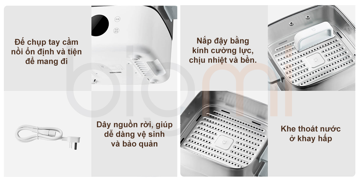 Noi hap dien da nang Xiaomi Mijia S1 MES03 13L 14