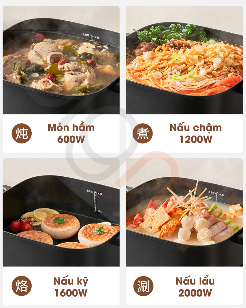 Noi lau dien da nang Xiaomi Mijia MEH01 6L 5
