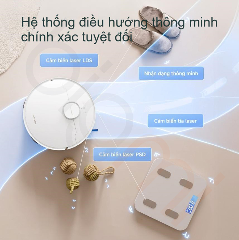 Robot hut bui lau nha Dreame L30S Ultra dieu huong