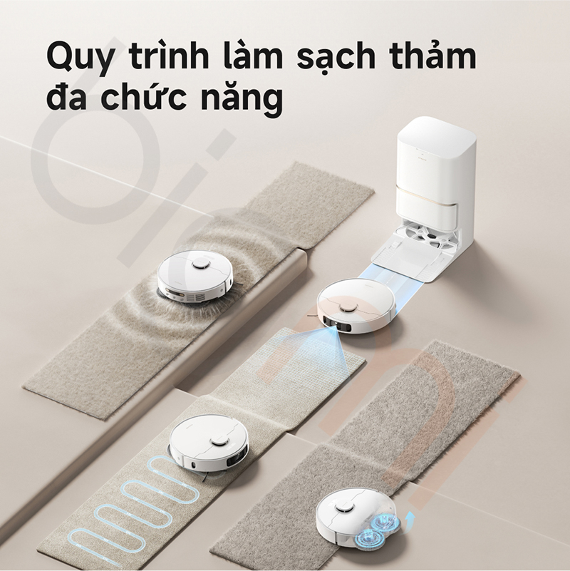 Robot hut bui lau nha Dreame L30S Ultra lam sach tham
