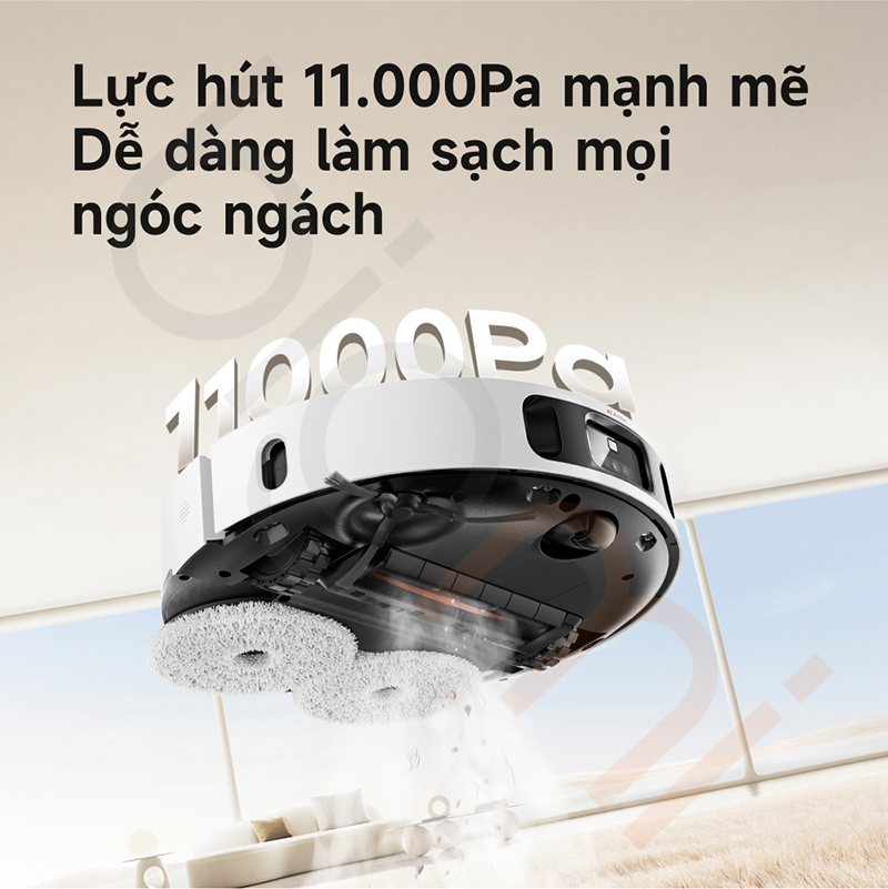 Robot hut bui lau nha Dreame L30S Ultra luc hut 11000pa