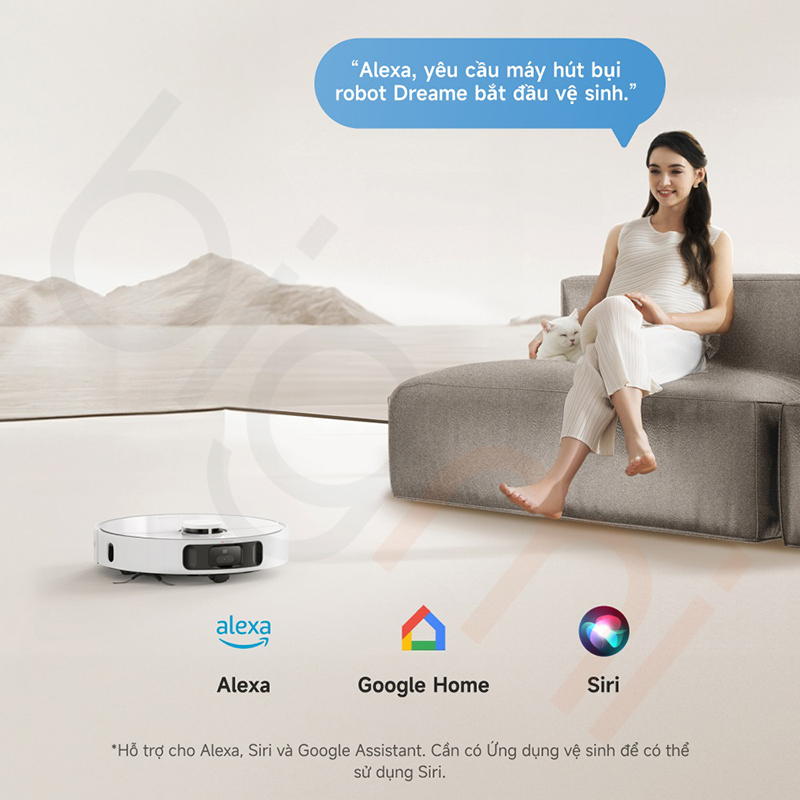 Robot hut bui lau nha Dreame L30S Ultra tro ly ao giong noi