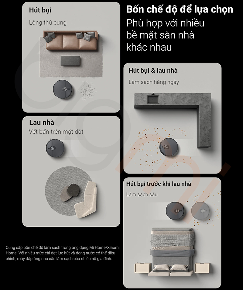 Robot hut bui lau nha Xiaomi X20 Max D109GL 8