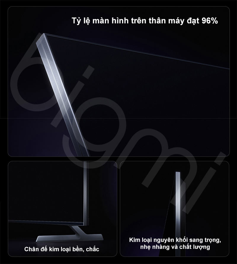 Tivi Xiaomi S Pro 75 2025 Mini LED khung vien