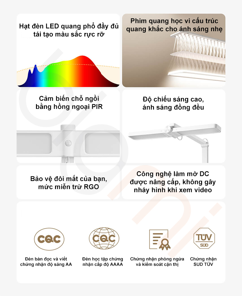bigmivn Den hoc de ban Xiaomi Mijia MJTD08YL