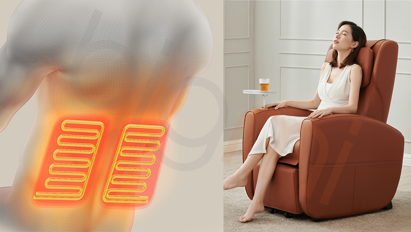 massage Ghe massage Joypal MG Light EC 2102 chuom nong that lung