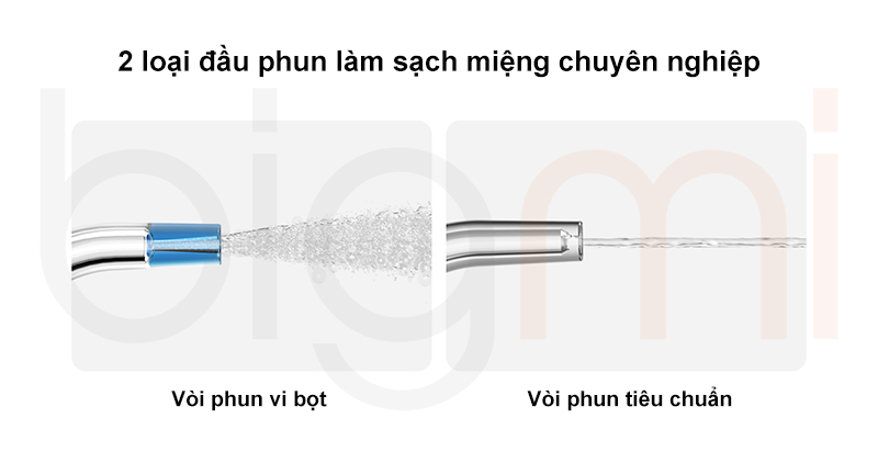 2 dau phun chuyen nghiep tren May tam nuoc Xiaomi Mijia 2 MEO705