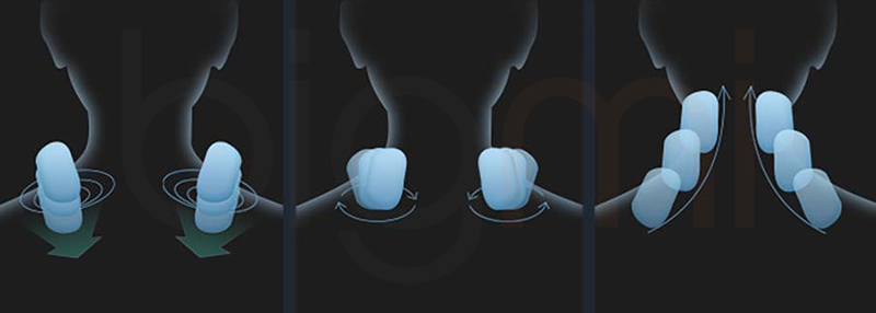 Ghe massage Xiaomi Joypal V4 Lite ho tro massage co vai gau