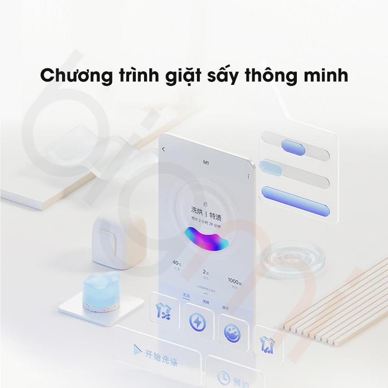 Ket noi ung dung May giat say do lot Roborock M1 M1 Pure