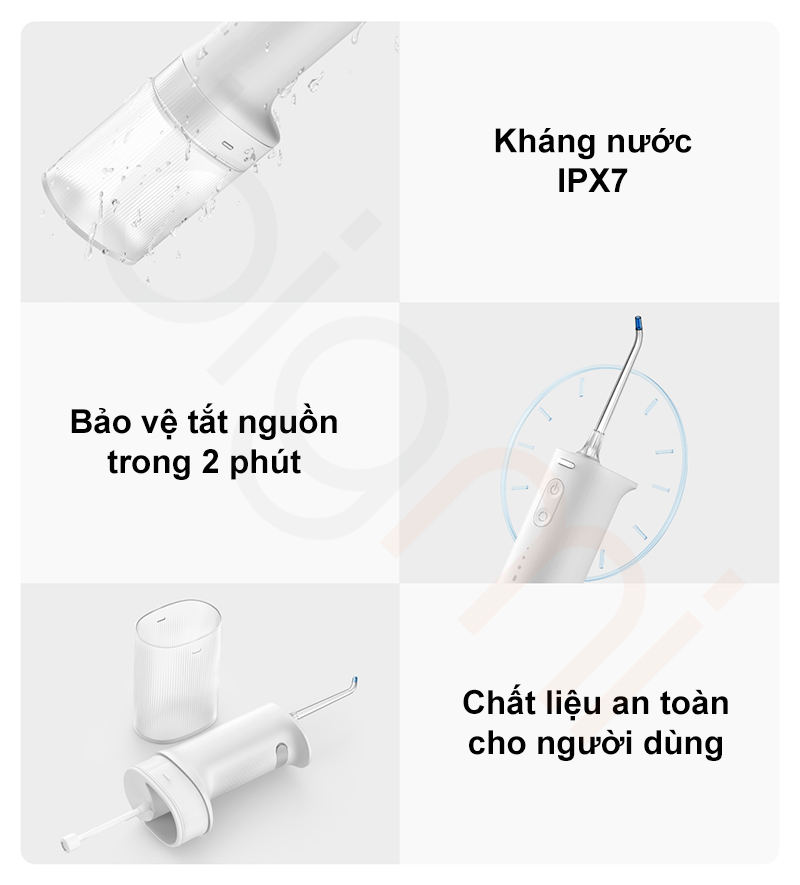 May tam nuoc Xiaomi Mijia 2 MEO705 tinh nang bo sung