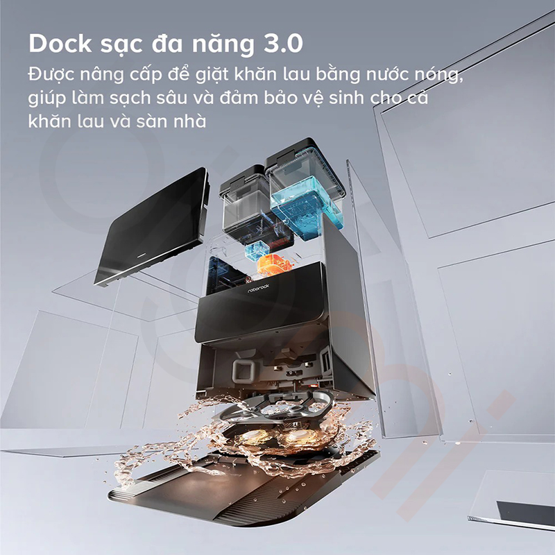 Roborock Saros 10R dock sac da nang