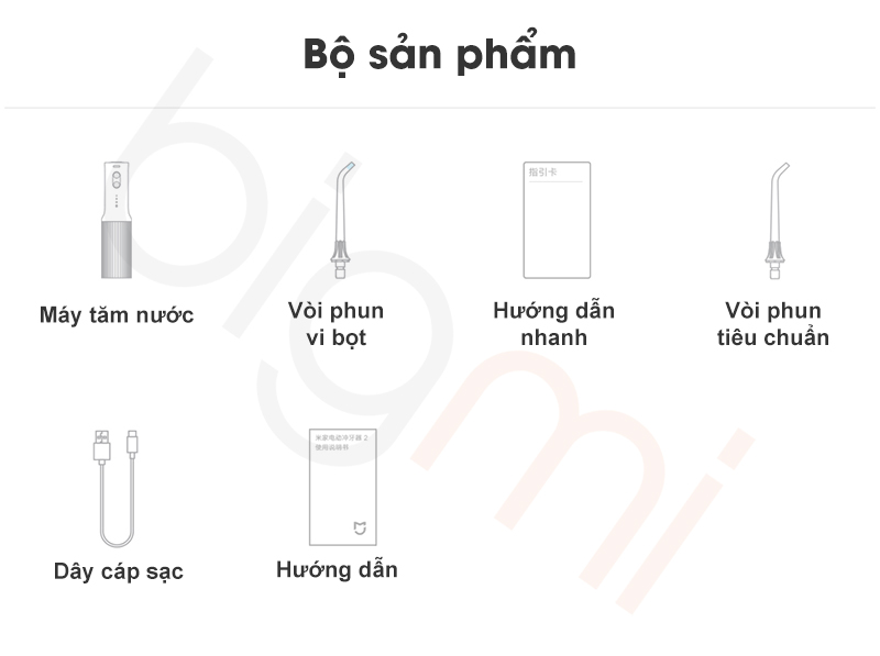bo san pham May tam nuoc Xiaomi Mijia 2 MEO705