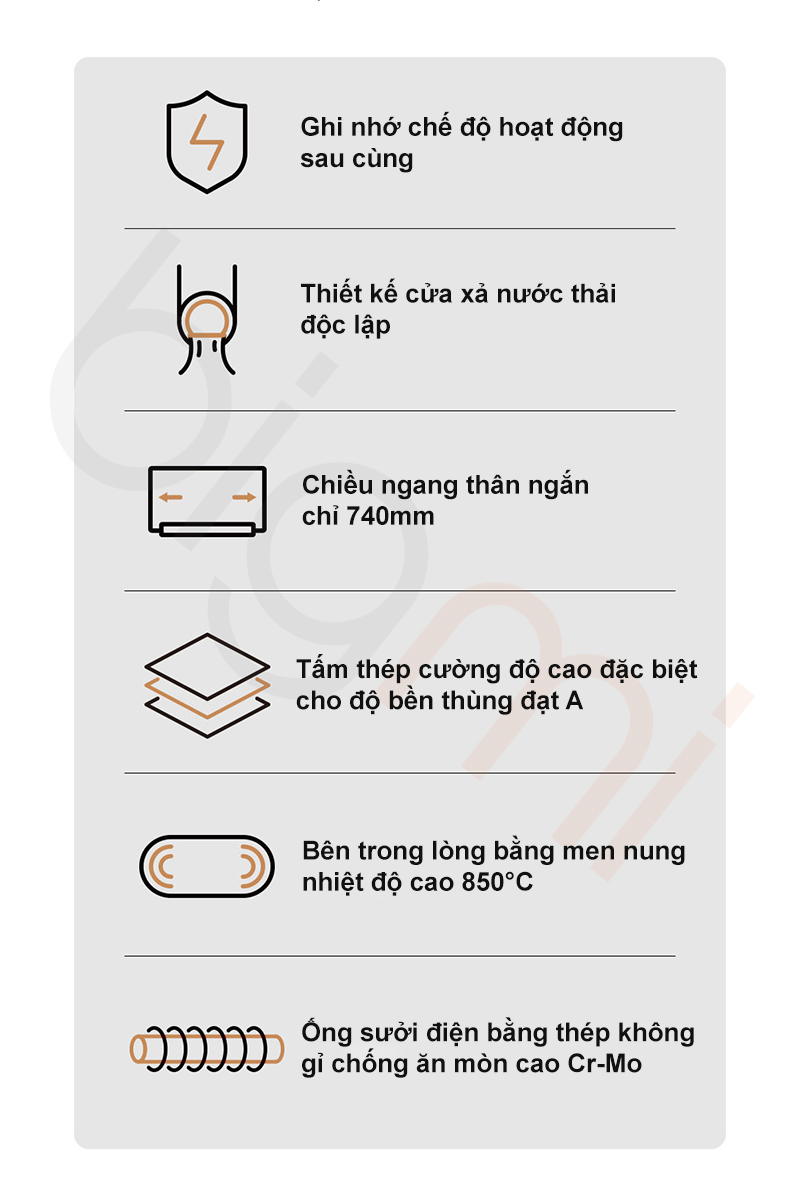 chi tiet khac tren Binh nong lanh Xiaomi Mijia N1 EWH60 MJ03