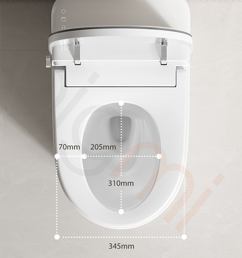 dem ngoi rong rai Bon cau thong minh Xiaomi M9 Little Whale Wash