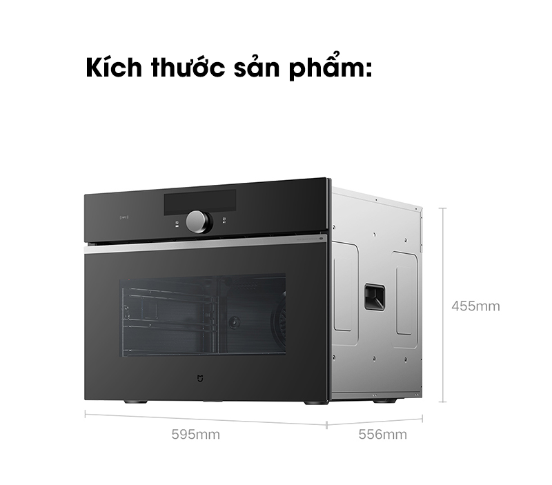 kich thuoc may hap nuong Xiaomi Mijia P1 58L
