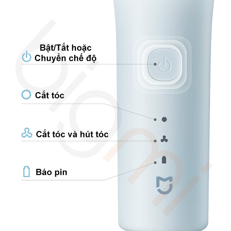 nut dieu khien Tong do cat toc tre em Xiaomi Mijia MJGHHC3LF