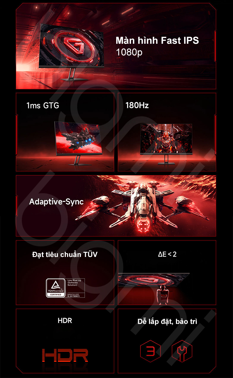 tinh nang Man hinh may tinh Redmi G24 2025 23.8 P24FCA RG