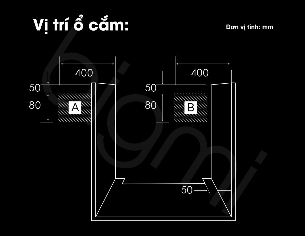 vi tri o cam lap dat