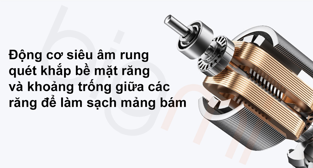Ban chai dien Xiaomi Mijia Pro MES610 voi dong co song am