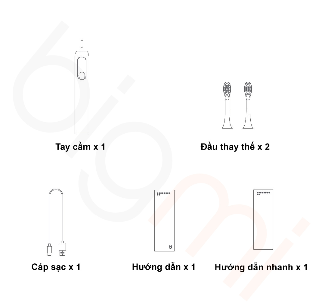 Bo san pham Ban chai dien Xiaomi Mijia Pro MES610
