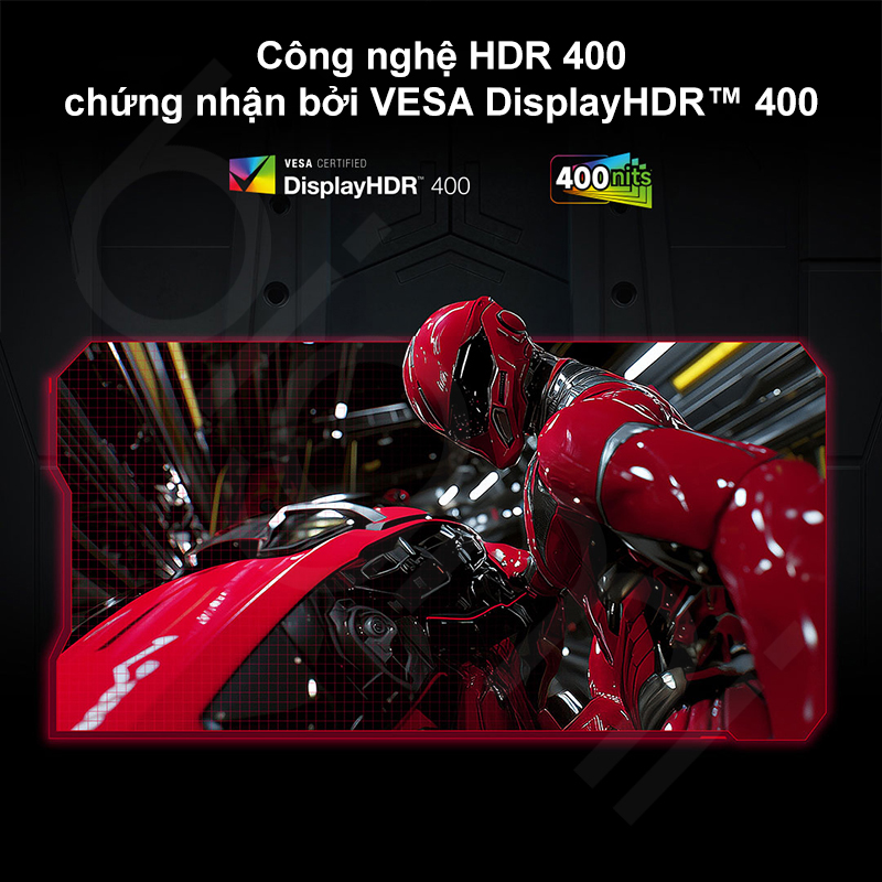 Công nghệ HDR 400 của Màn hình gaming Xiaomi Redmi G27Q