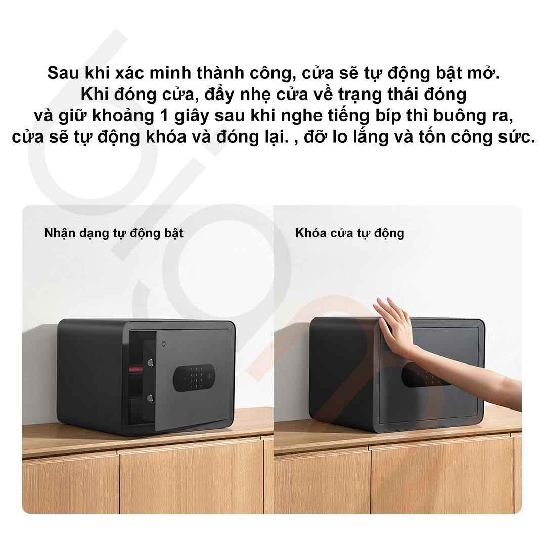 Cua tu day Ket sat dien tu Xiaomi 30cm Mijia Smart Safe BGX 5 X1 303