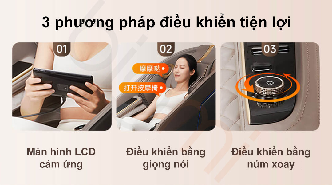 Ghe massage Xiaomi Momoda M810 Plus 2025 de dang dieu khien