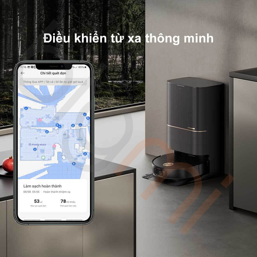 Ket noi ung dung Dreamehome tren Dreame X50 Ultra