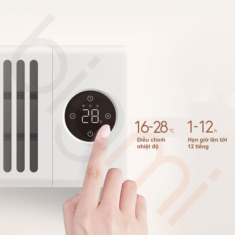 Mijia Graphene 2 TJXDNQ08ZM co Dai nhiet lon va ho tro hen gio