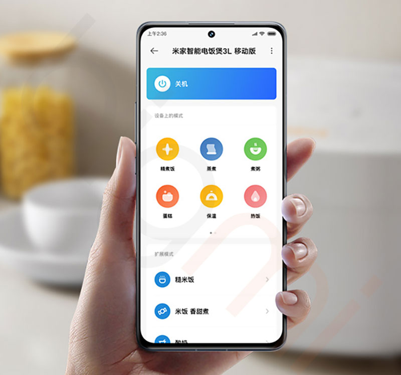 Noi com dien thong minh Xiaomi Mijia 3L MFB15AY ket noi ung dung Hejiaqin