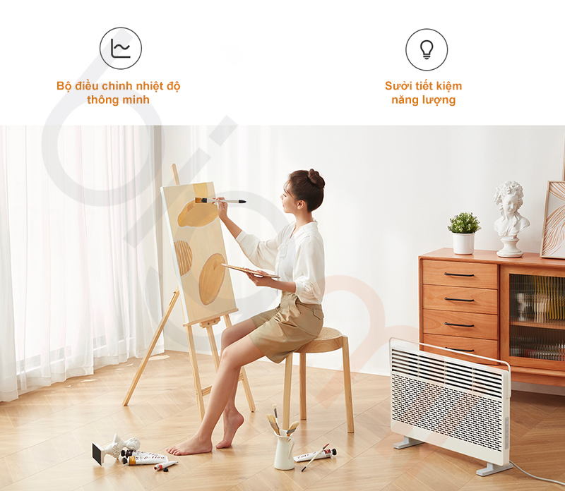 tu dieu chinh nhiet do May suoi Xiaomi Mijia Graphene KRDNQ05ZM