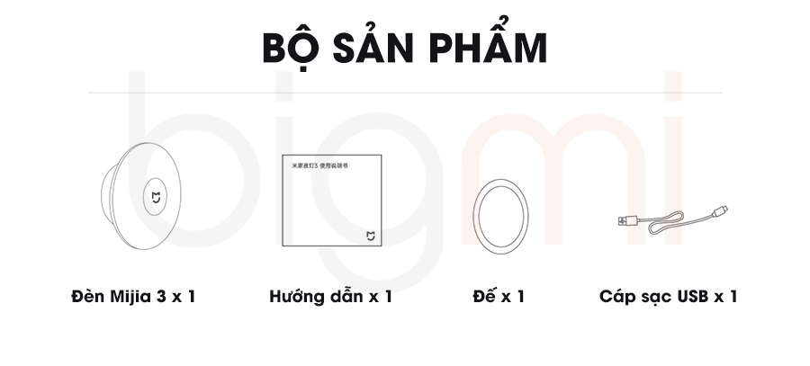 Bo san pham Den ngu cam bien Mijia 3 model 2025
