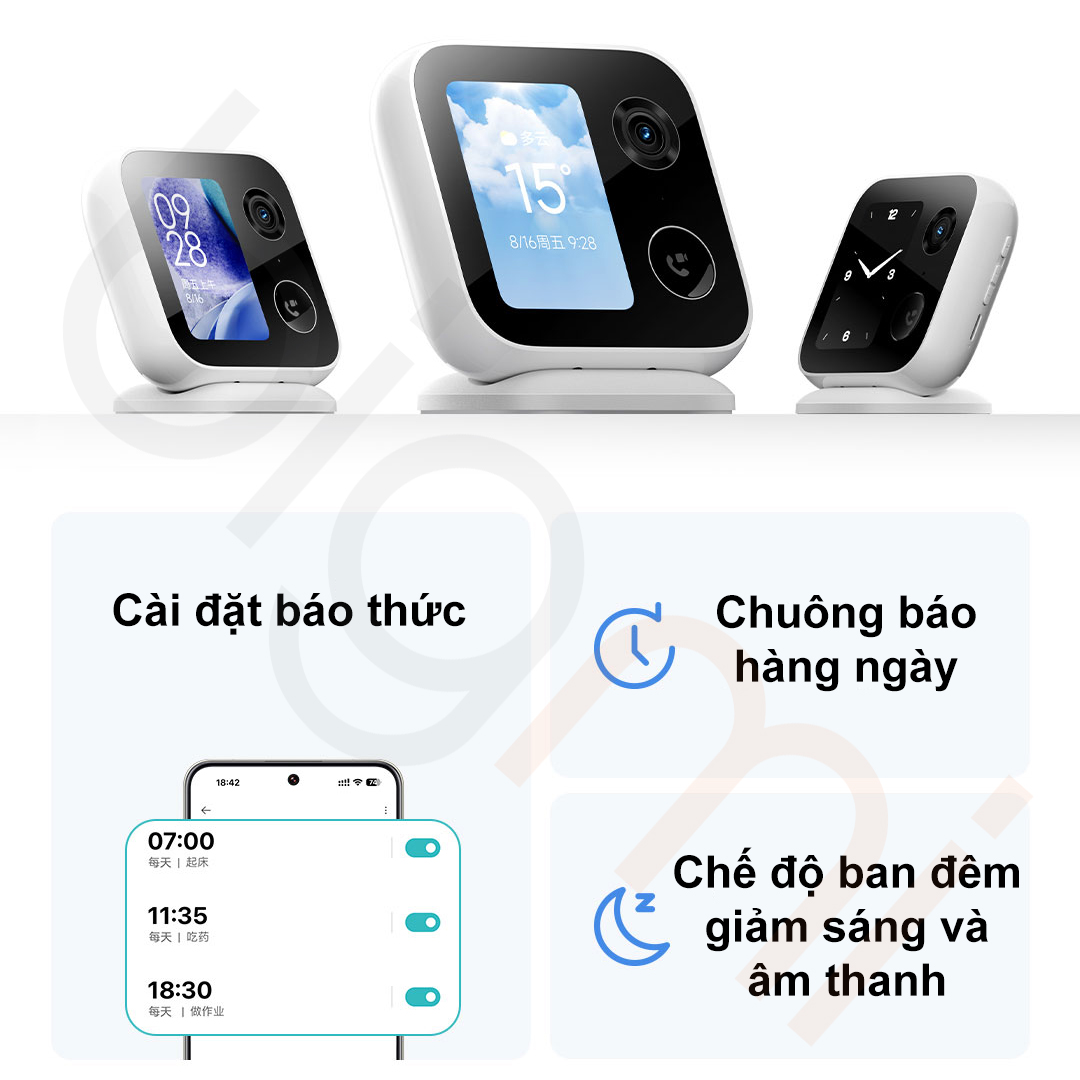 Camera thong minh Xiaomi J20CM MJSXJ20CM ho tro thiet lap ca nhan hoa