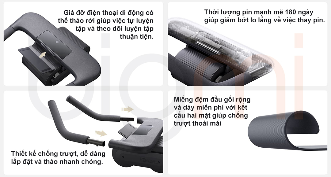Chi tiet khac tren May tap bung thong minh Xiaomi Mijia MJJFL01YM