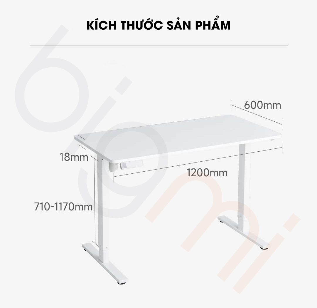 Kich thuoc Ban dieu chinh do cao Xiaomi 8H D Series