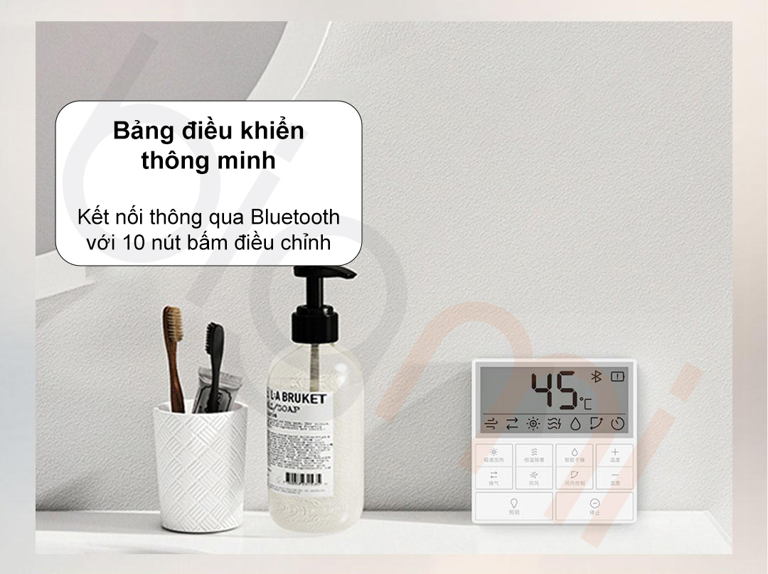 May suoi nha tam Yeelight M1 bang dieu khien bluetooth