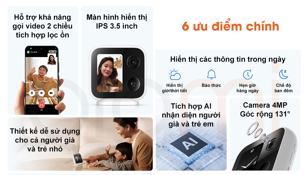 Uu diem Camera thong minh Xiaomi J20CM MJSXJ20CM